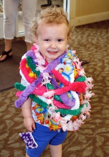 Cutie with Lots of Leis